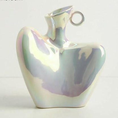 ceramic female body vase