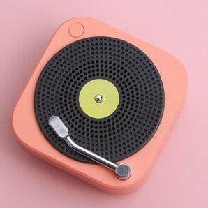 pink portable bluetooth speaker
