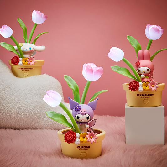 MINISO x Sanrio Flower series Nightlight - Kuromi Cinnamoroll Melody