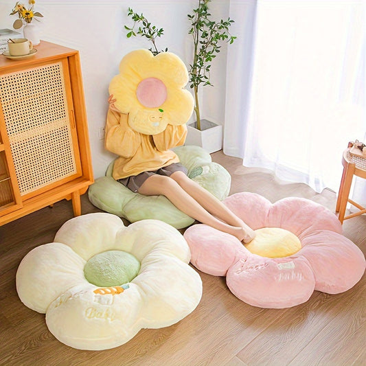 Versatile Colorful Flower Cushion