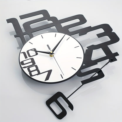 Modern Minimalist Wall Clock Pendulum Clock detail