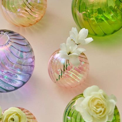 Mini Colorful Ball Vase Desk Decoration