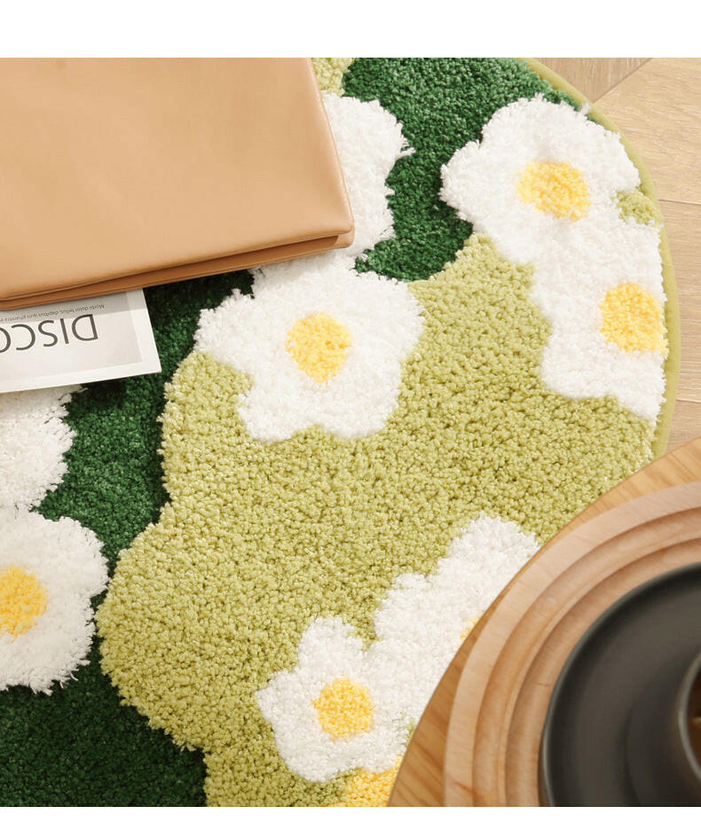 Little daisy bedroom mat for bedside
