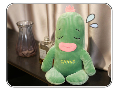 carton cactus hug pillow by biuhome