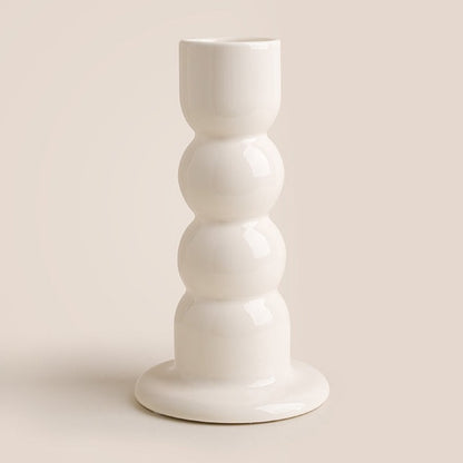 Vintage Minimalist Bubble Tube Ceramic Vase