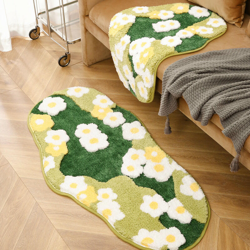 Little daisy bedroom mat for bedside by biuhome