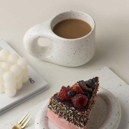 Cute Ceramic Coffee Mug Chubby Mug for Milk Latte Tea Cafe Home Office Fun gift - Biu Home