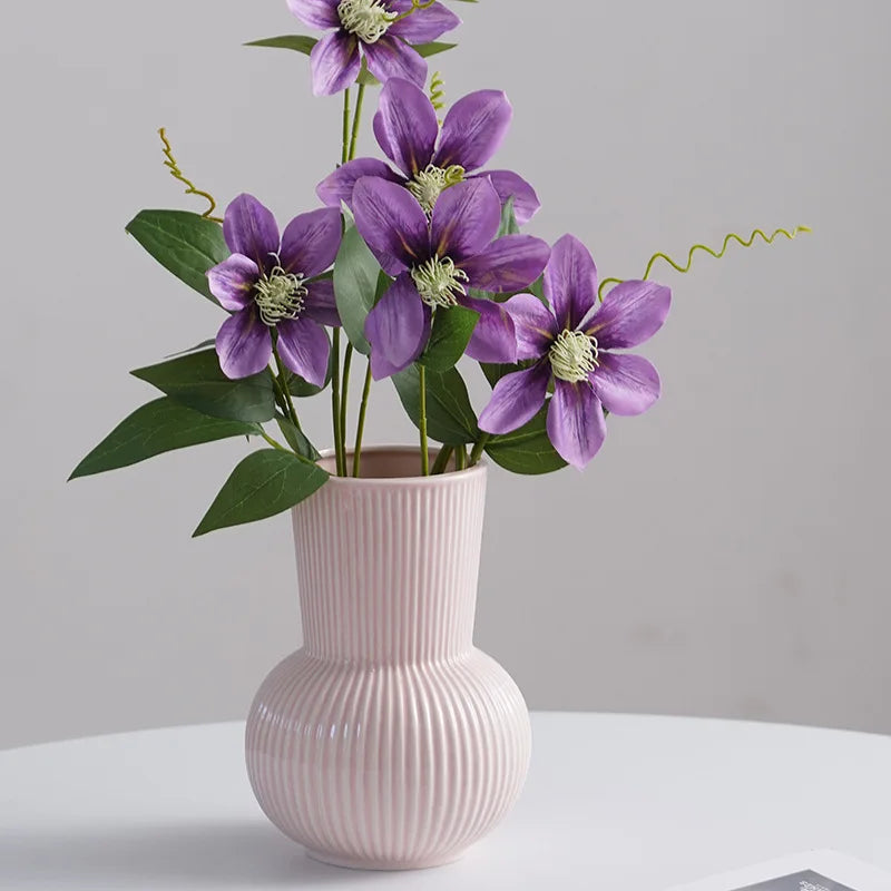 Minimalism Nordic Ceramic Vase for Dried Flower Decoration