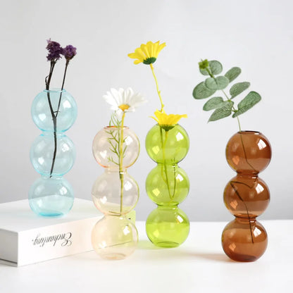 Bubble Murano Glass Vase Decor Small Centerpiece