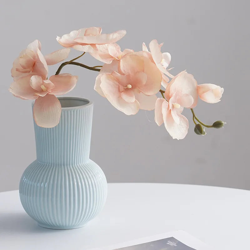 Minimalism Nordic Ceramic Vase for Dried Flower Decoration