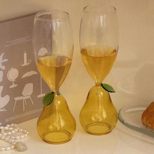 Creative Wine Glass pear shape